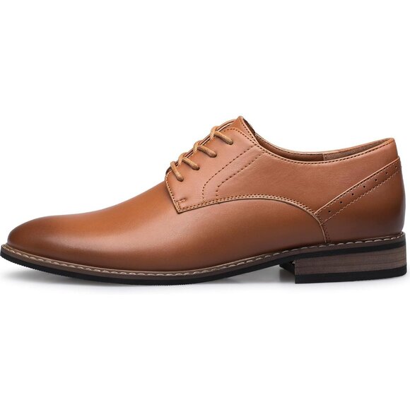 Men\'s Brown Oxford Formal Dress Business Comfortable Classic Lace Up Shoes
